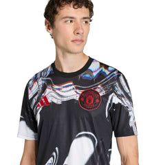 Manchester United 2025/26 Pre-Match Training Jersey - Black outlet