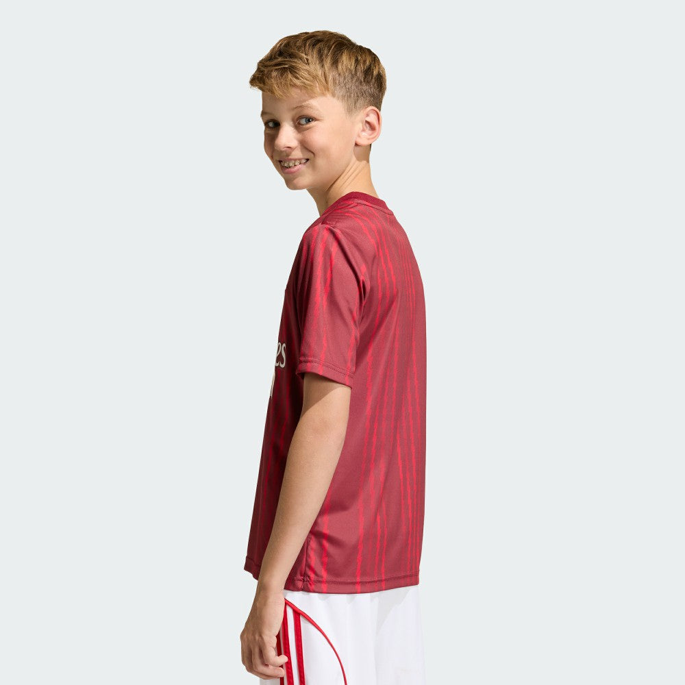 Arsenal Youth 2025/26 Pre-Match Training Jersey - Red shop