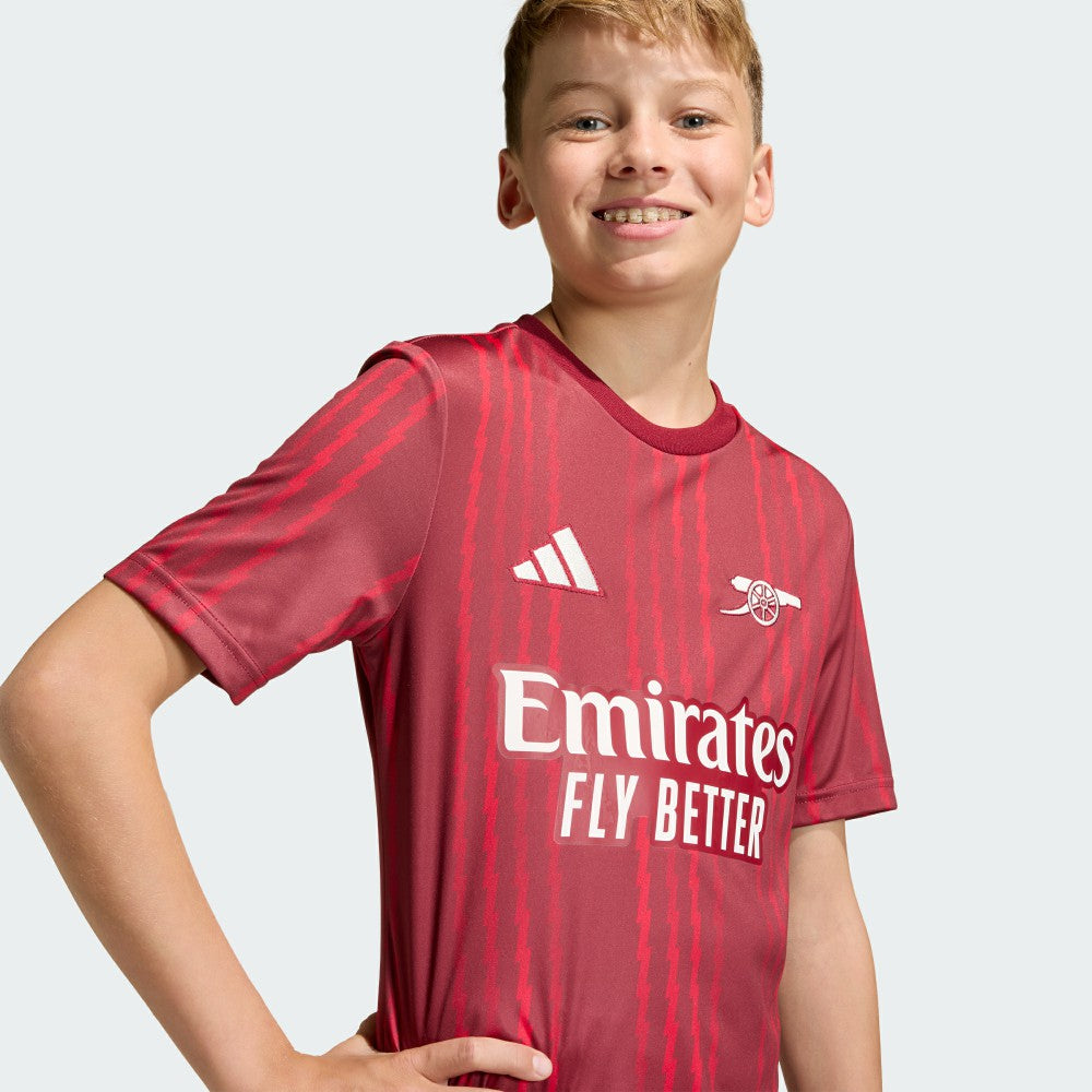 Arsenal Youth 2025/26 Pre-Match Training Jersey - Red shop