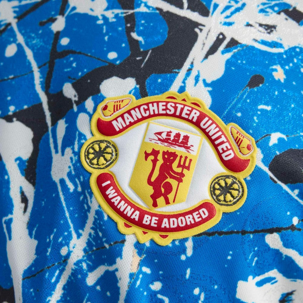 Manchester United X Stone Roses Replica Jersey - Blue online