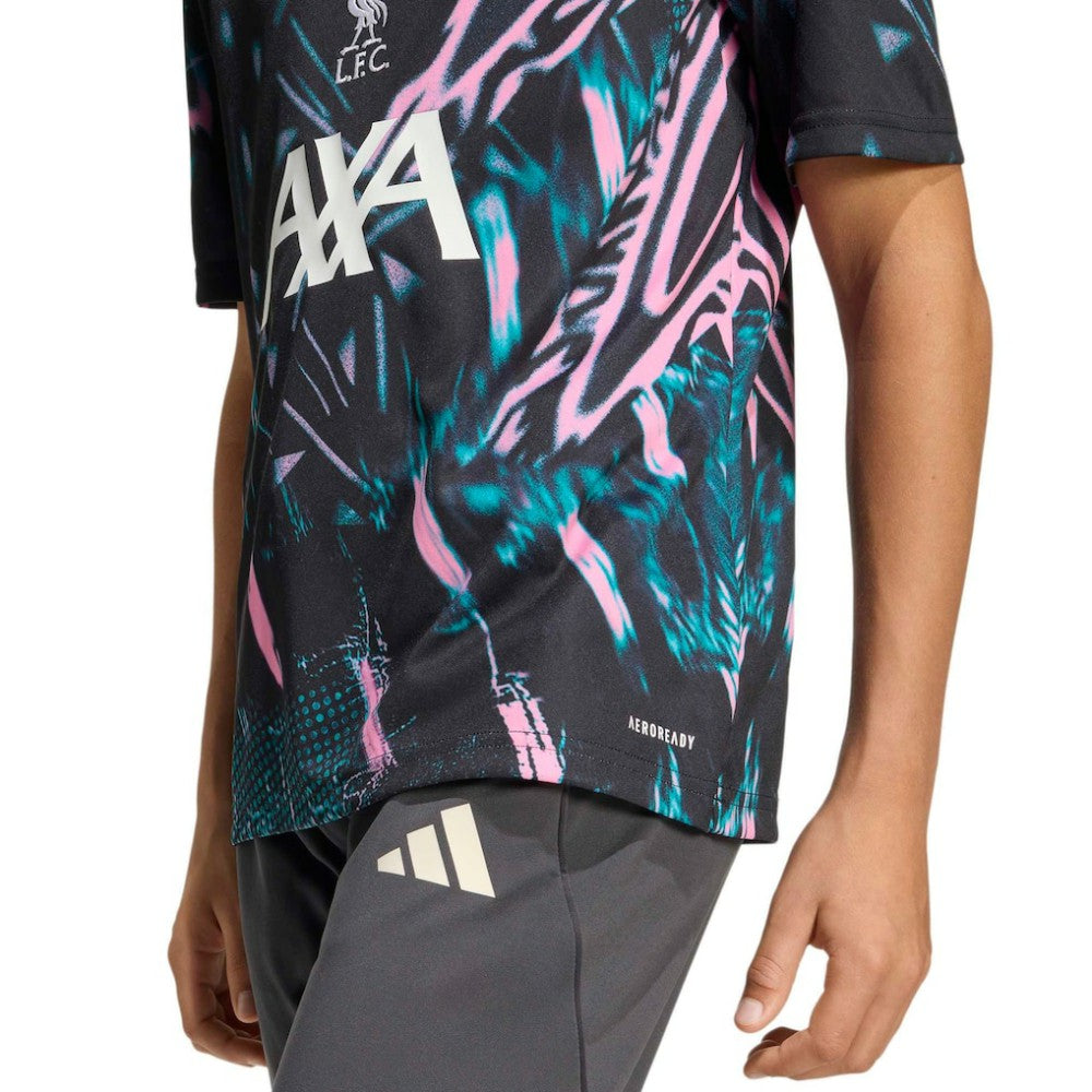 Liverpool Youth 2025/26 Pre-Match Training Jersey - Black on sale