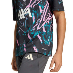 Liverpool Youth 2025/26 Pre-Match Training Jersey - Black on sale