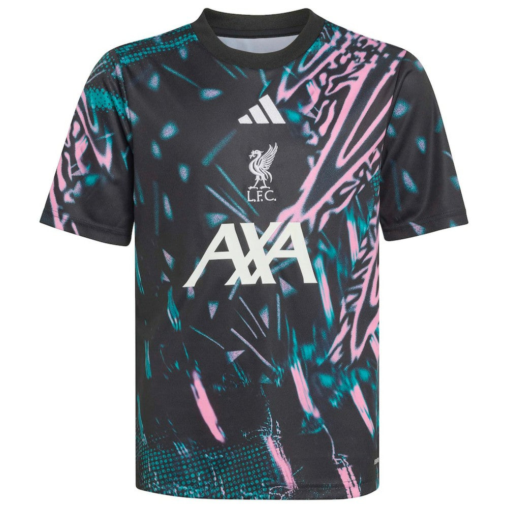 Liverpool Youth 2025/26 Pre-Match Training Jersey - Black on sale