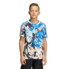 Manchester United X Stone Roses Youth Replica Jersey - Blue outlet