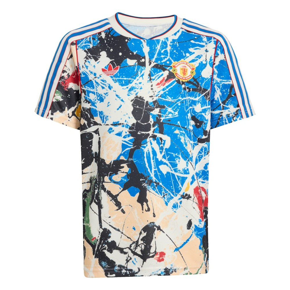 Manchester United X Stone Roses Youth Replica Jersey - Blue outlet