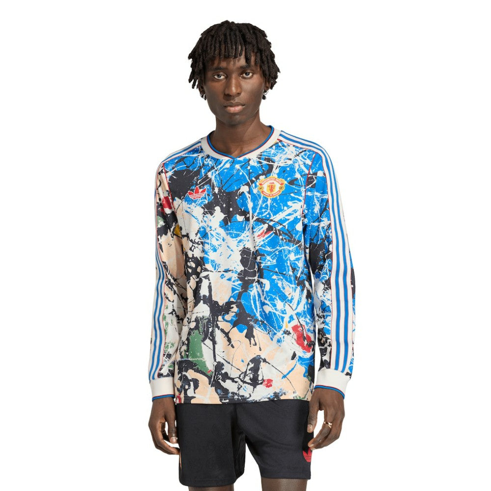 Manchester United X Stone Roses Long Sleeve Replica Jersey - Blue online