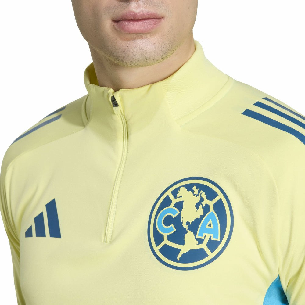 Club America Tiro 2025/26 AEROREADY Raglan Full-Zip Training Top - Yellow for sale
