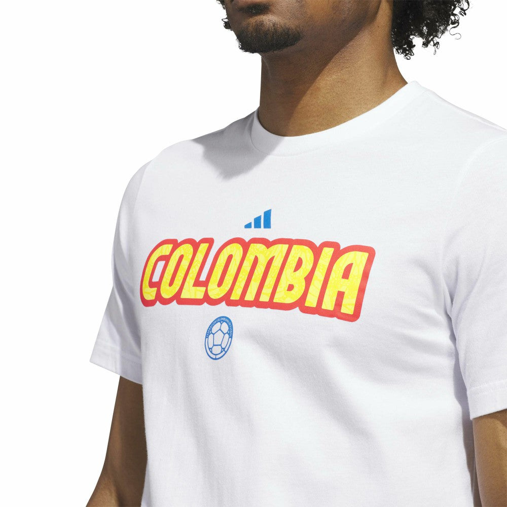 Colombia National Team Jersey Hook T-Shirt - White sale