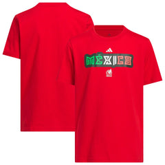 Mexico National Team Youth Jersey Hook T-Shirt - Red shop