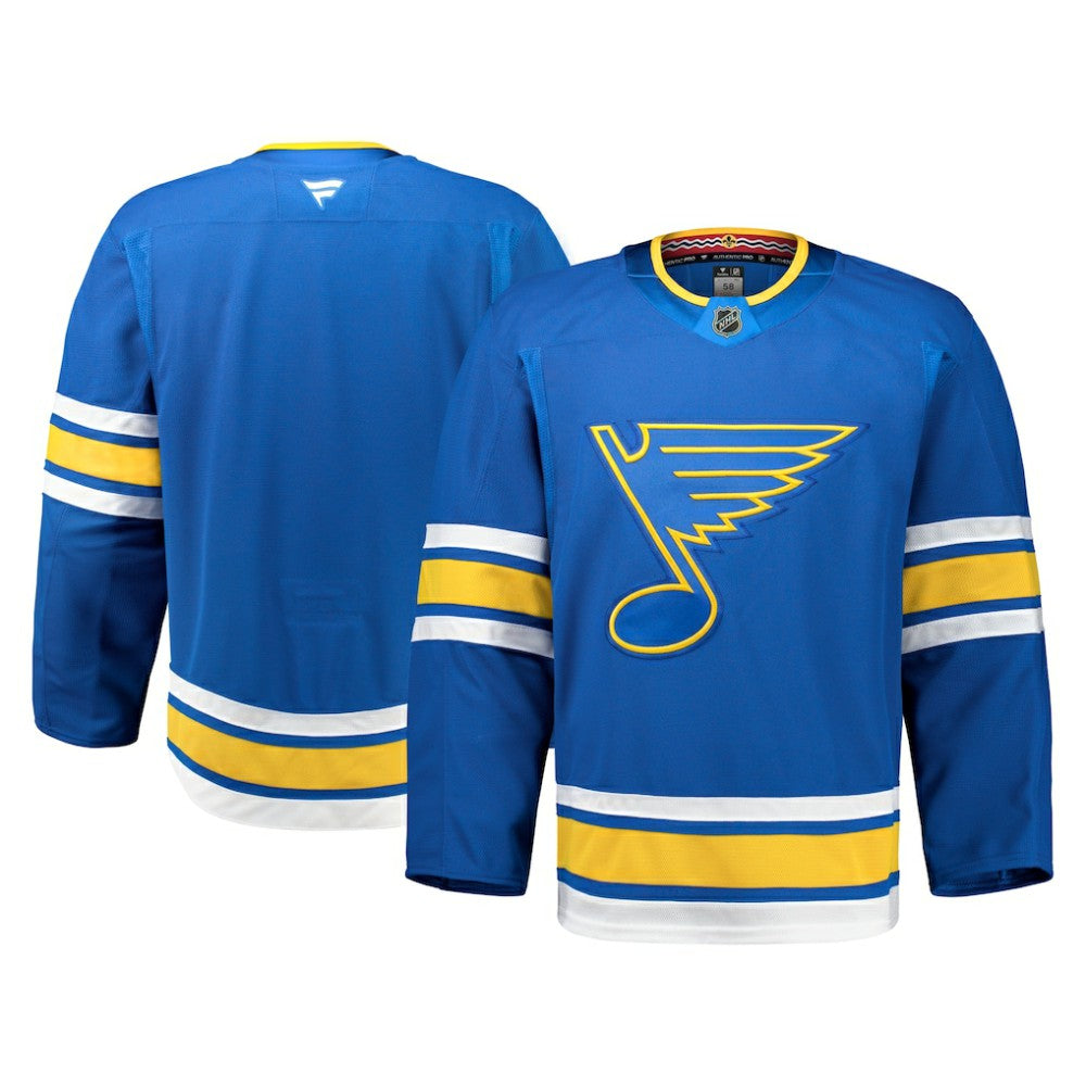 St. Louis Blues Fanatics Home Authentic Pro Jersey - Blue Jerseys