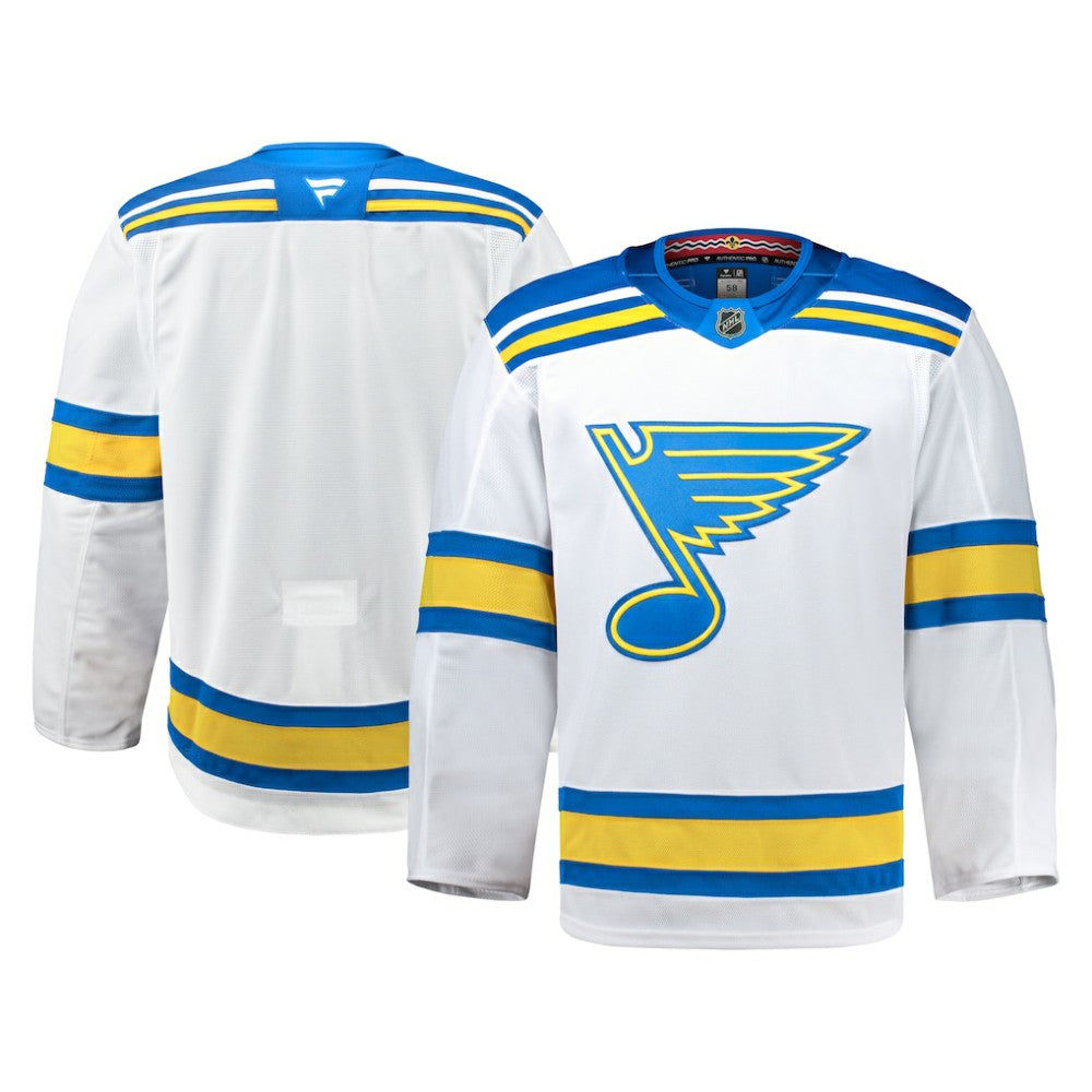 St. Louis Blues Fanatics Away Authentic Pro Jersey - White Jerseys