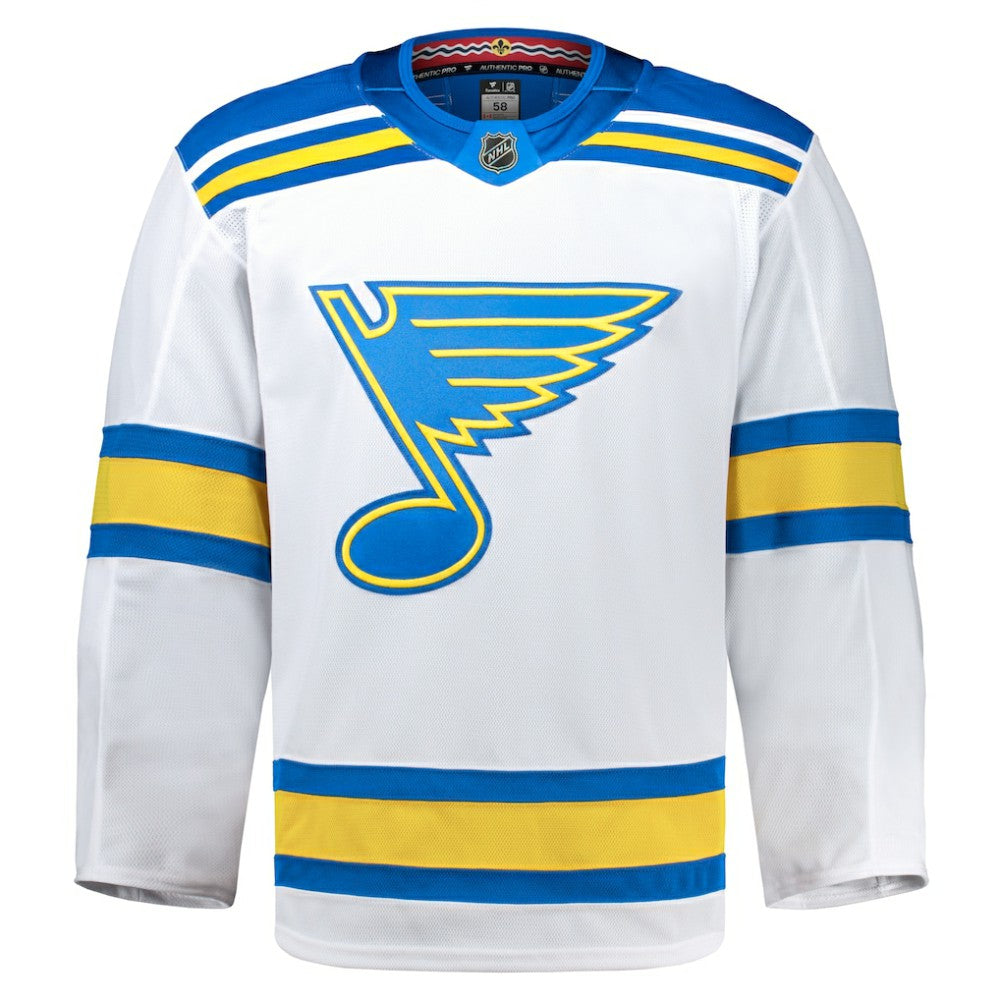 St. Louis Blues Fanatics Away Authentic Pro Jersey - White Jerseys