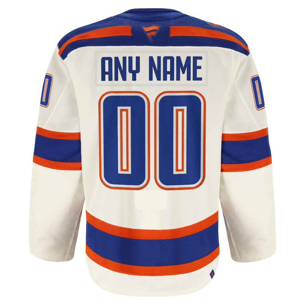Edmonton Oilers Fanatics Alternate Authentic Pro Custom Jersey - Light Beige Jerseys