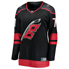 Taylor Hall Carolina Hurricanes Fanatics Women's Home Breakaway Player Jersey - Black Jerseys
