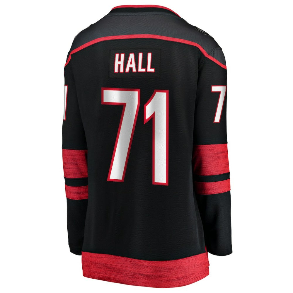 Taylor Hall Carolina Hurricanes Fanatics Women's Home Breakaway Player Jersey - Black Jerseys
