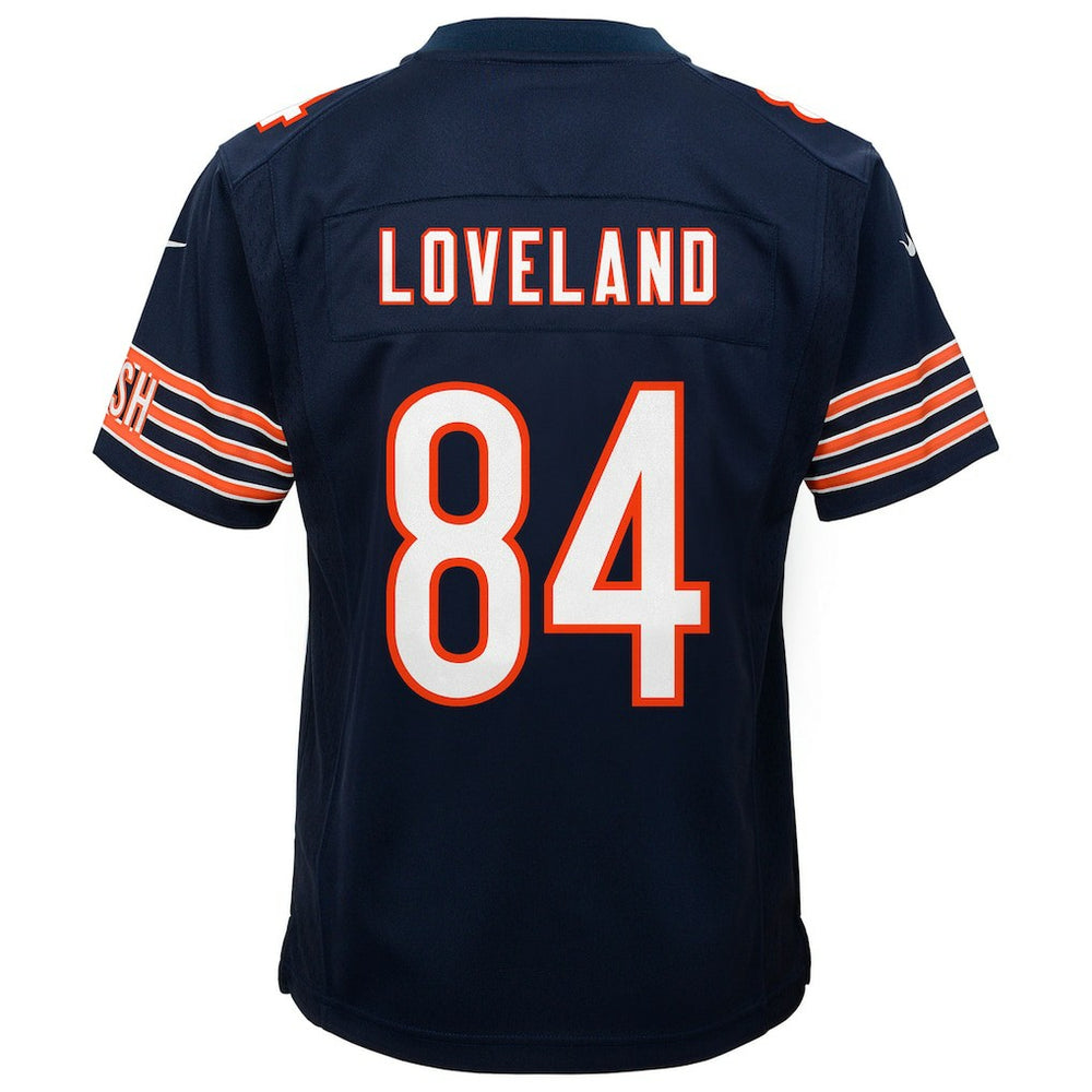 Colston Loveland Chicago Bears Youth Game Jersey - Navy outlet