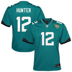 Travis Hunter Jacksonville Jaguars Youth Team Game Jersey - Teal on sale