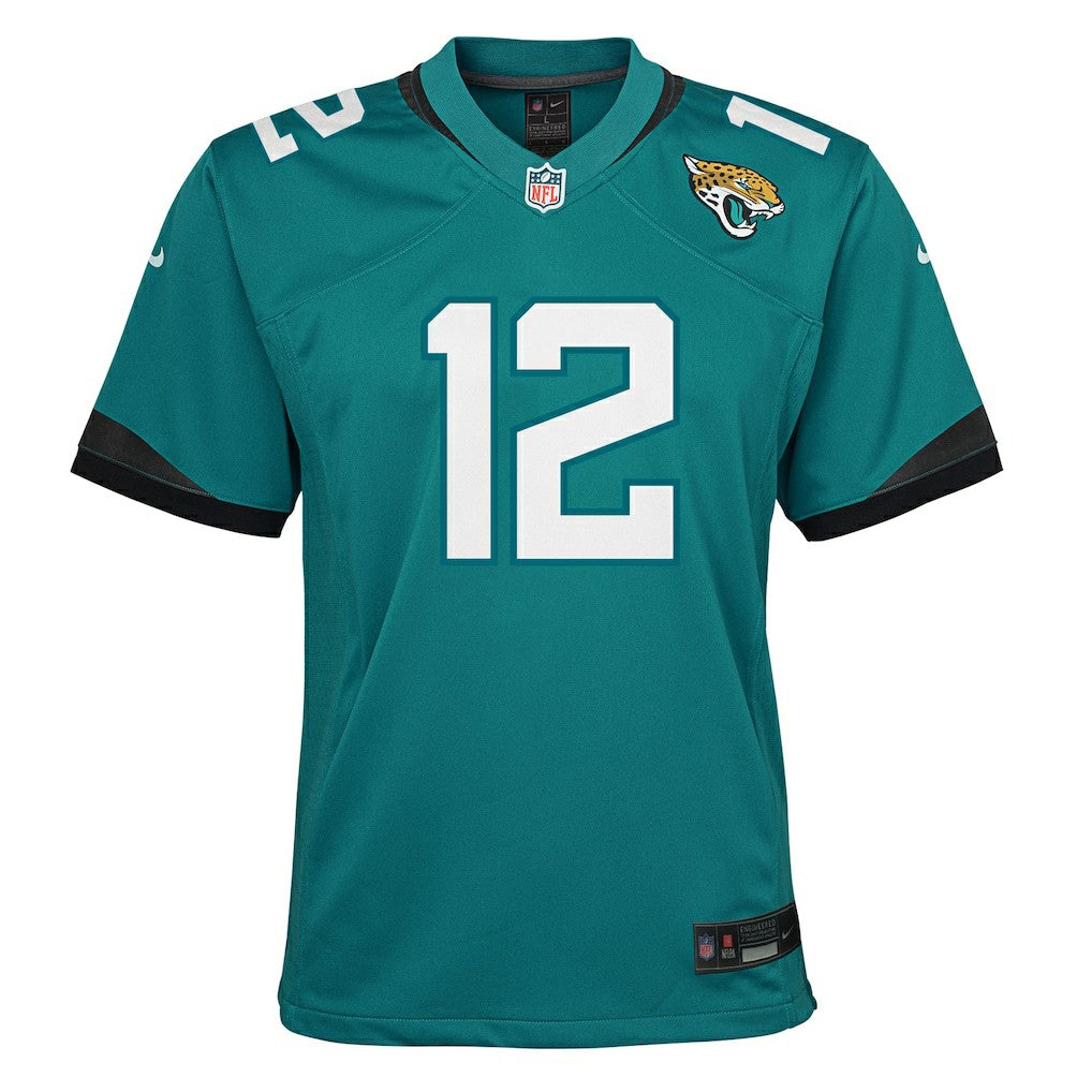 Travis Hunter Jacksonville Jaguars Youth Team Game Jersey - Teal on sale