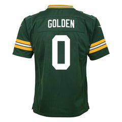 Matthew Golden Green Bay Packers Youth Team Game Jersey - Green sale
