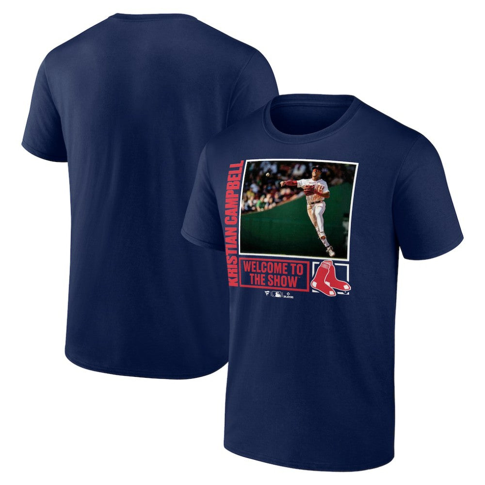 Kristian Campbell Boston Red Sox Player Call-Up T-Shirt Navy