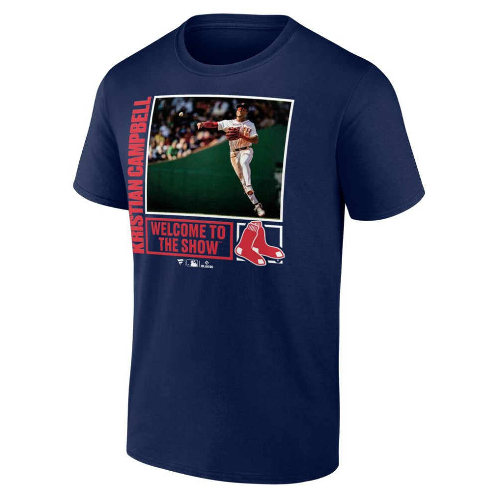 Kristian Campbell Boston Red Sox Player Call-Up T-Shirt Navy