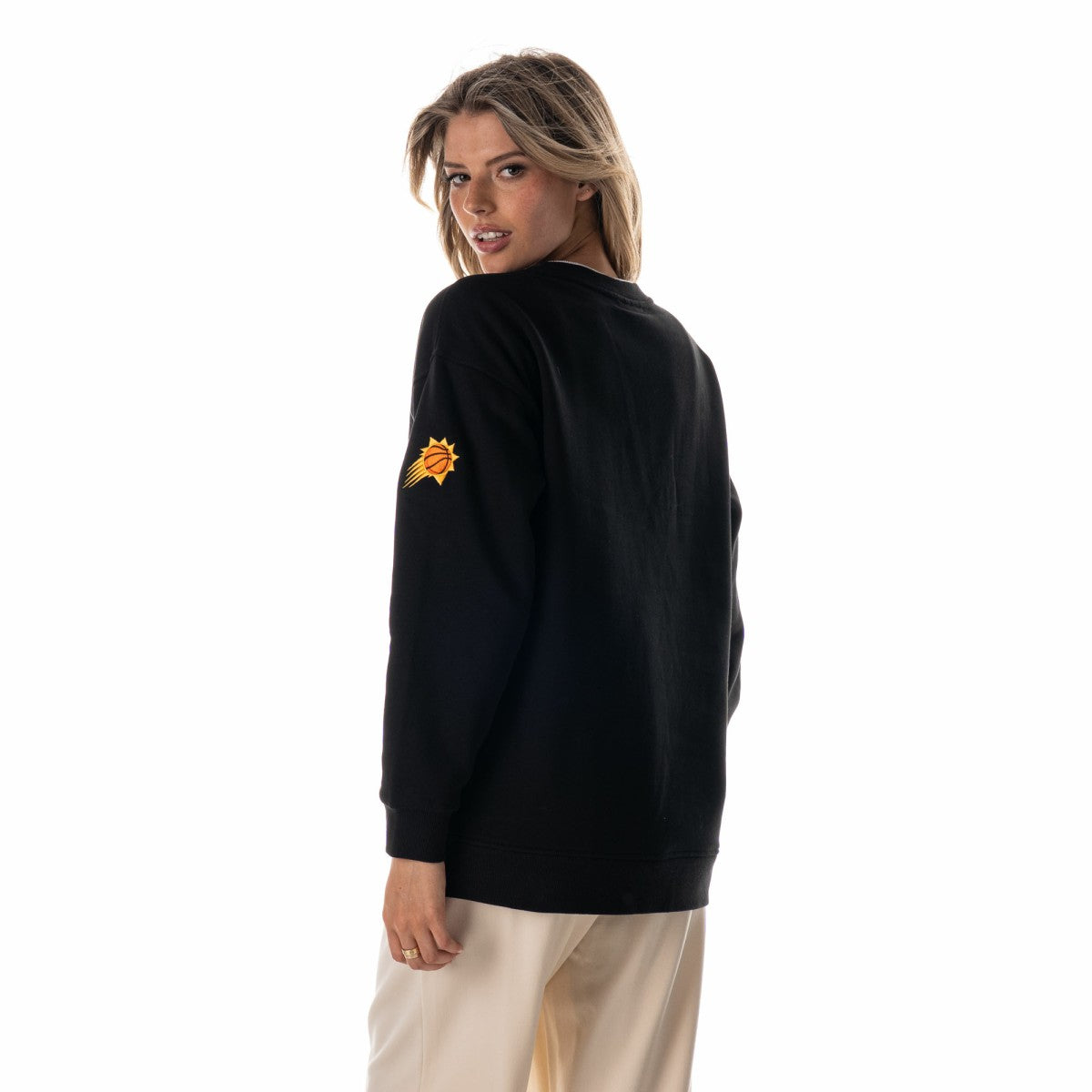Phoenix Suns The Wild Collective Unisex 2025/26 City Edition Double Collar Fleece Sweatshirt - Black cheap