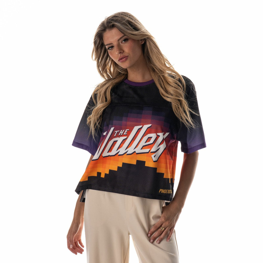 Phoenix Suns The Wild Collective Unisex 2025/26 City Edition Boxy Mesh T-Shirt - Black shop