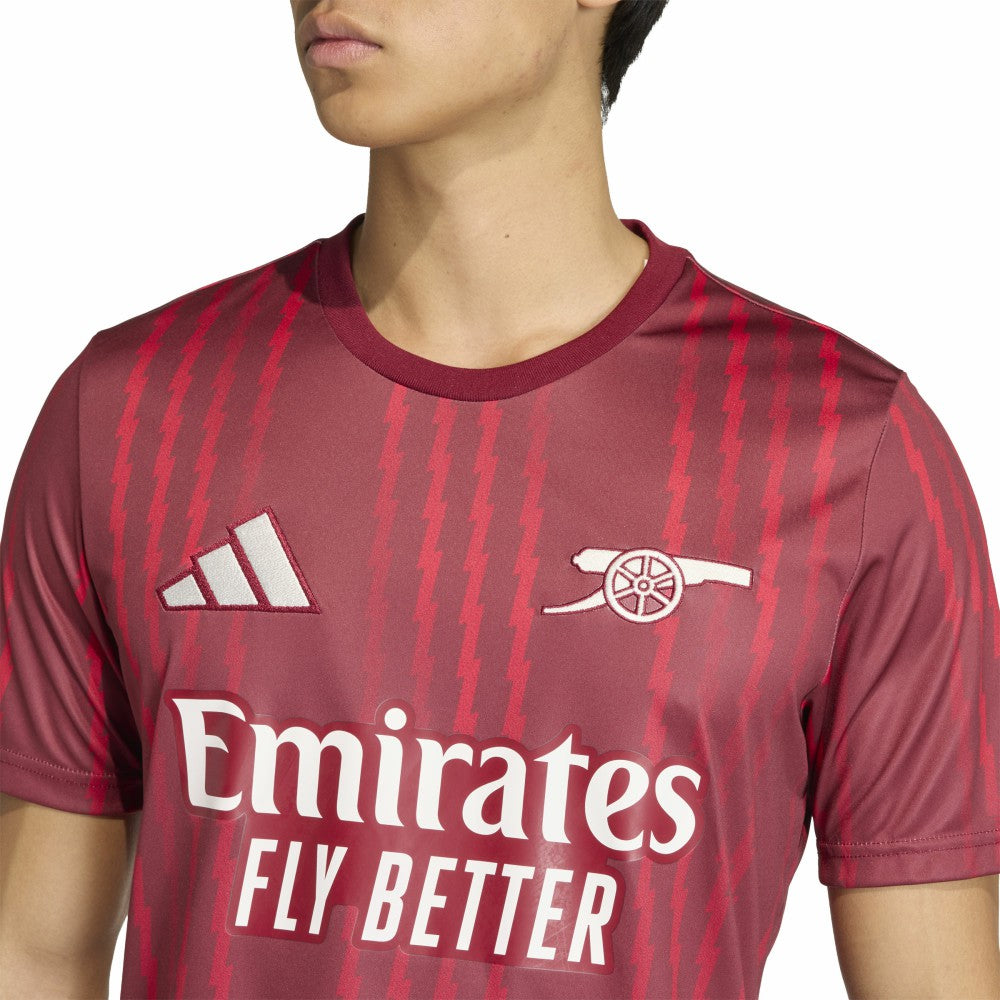 Arsenal 2025/26 Pre-Match Training Jersey - Red sale