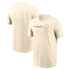 Chicago Cubs Pinwheel Lockup T-Shirt Natural
