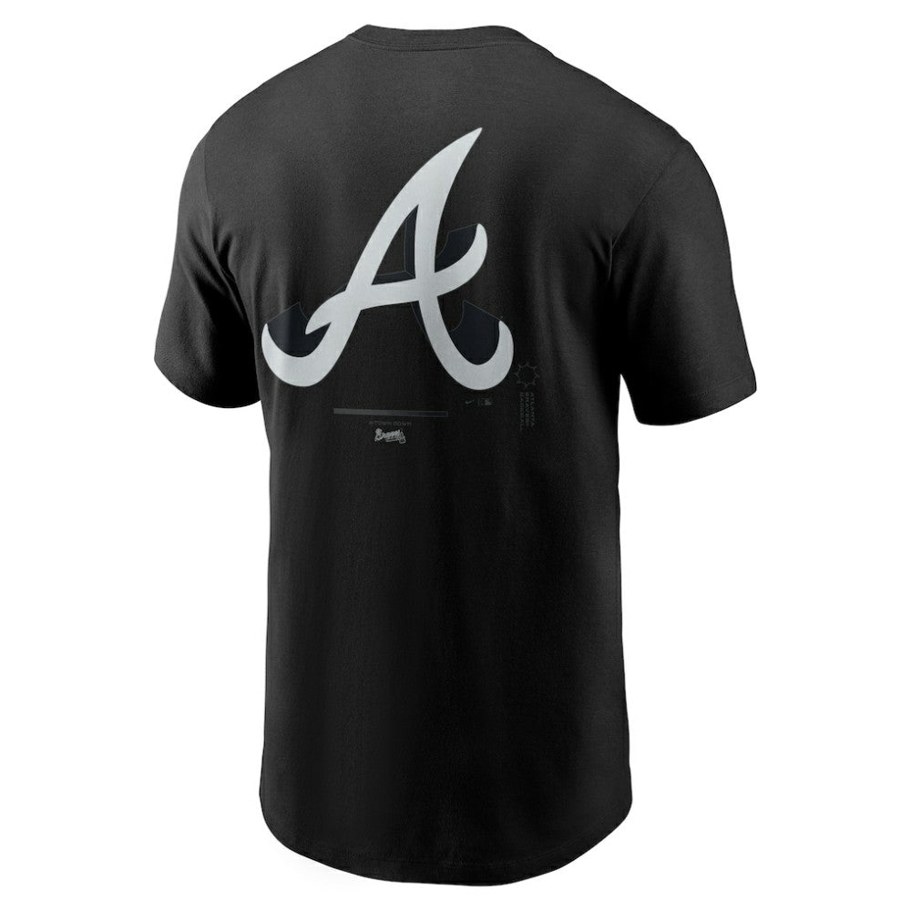 Atlanta Braves  Bar Loading T-Shirt Black