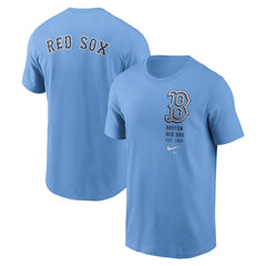Boston Red Sox Record Shattered T-Shirt Light Blue