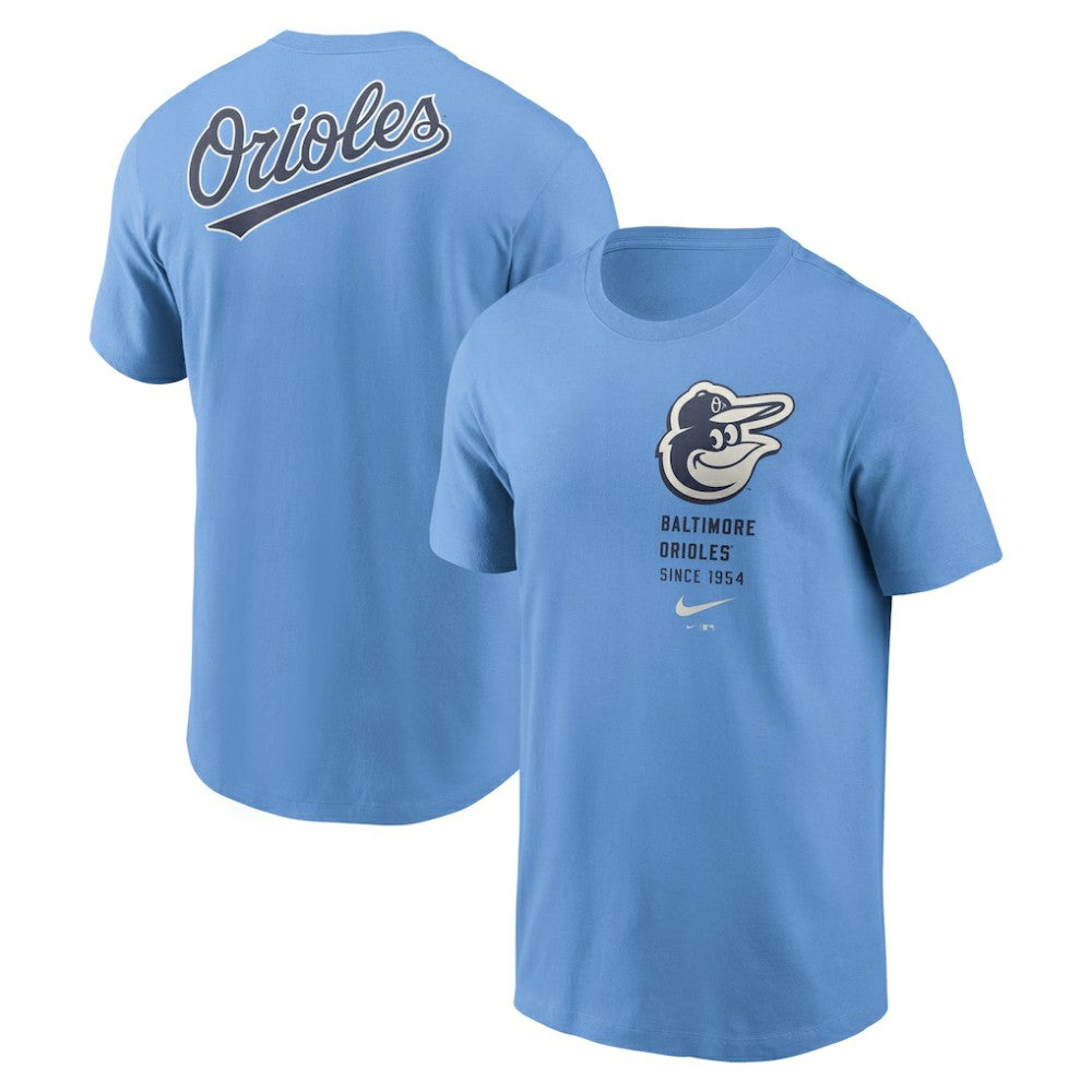 Baltimore Orioles Record Shattered T-Shirt Light Blue