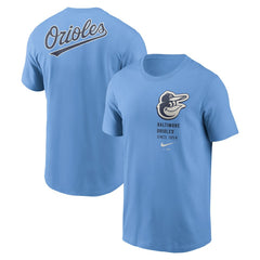 Baltimore Orioles Record Shattered T-Shirt Light Blue