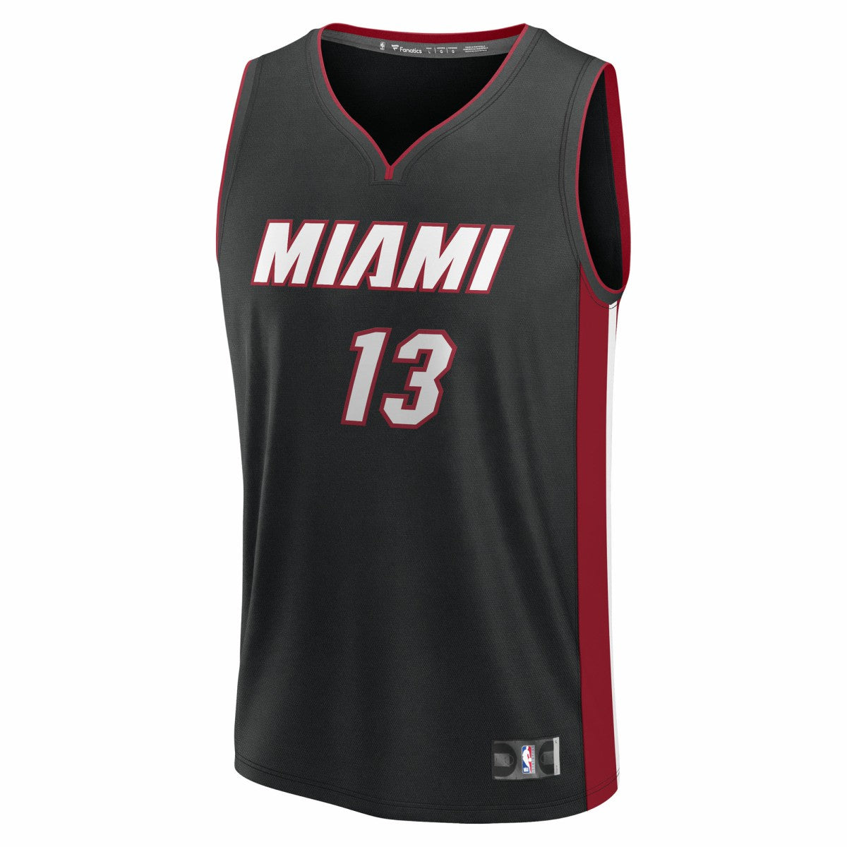 Bam Adebayo Miami Heat Youth Fast Break Replica Player Jersey - Black - Icon Edition on sale