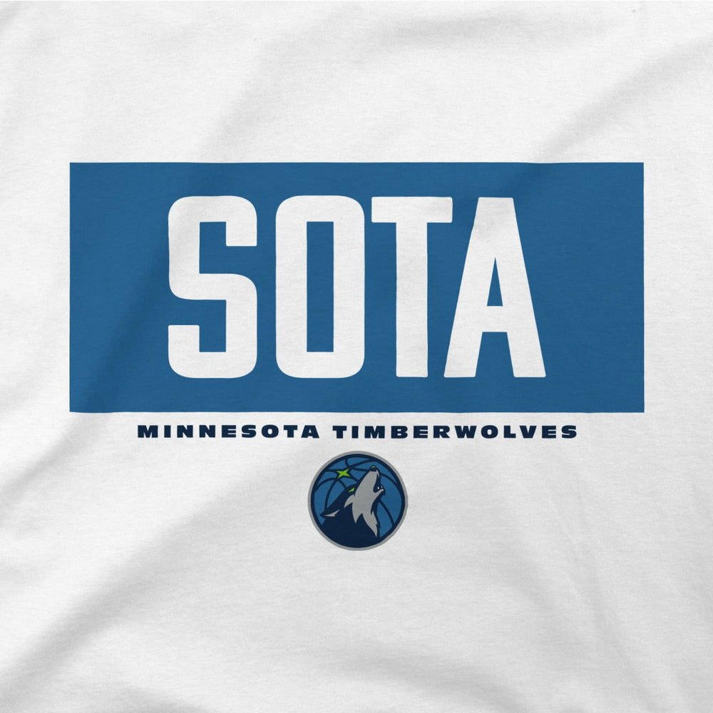 Minnesota Timberwolves Stadium Essentials Crossbar T-Shirt - White shop