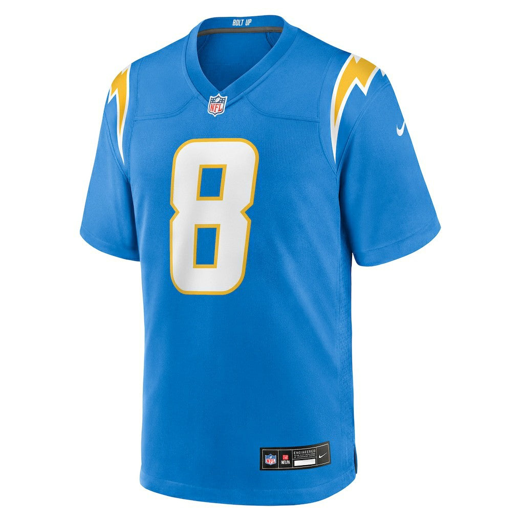 Omarion Hampton Los Angeles Chargers Team Game Jersey - Powder Blue cheap