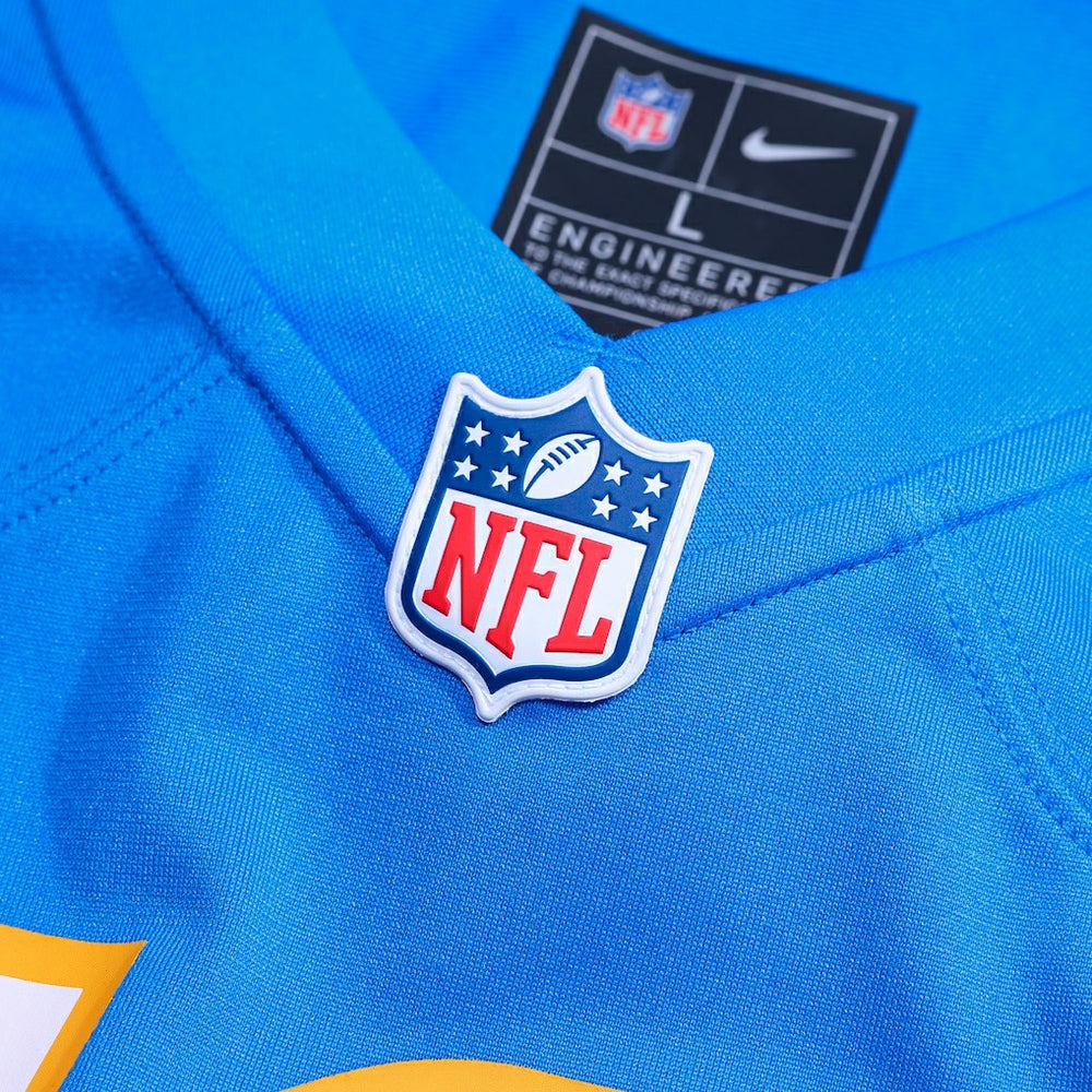 Omarion Hampton Los Angeles Chargers Team Game Jersey - Powder Blue cheap
