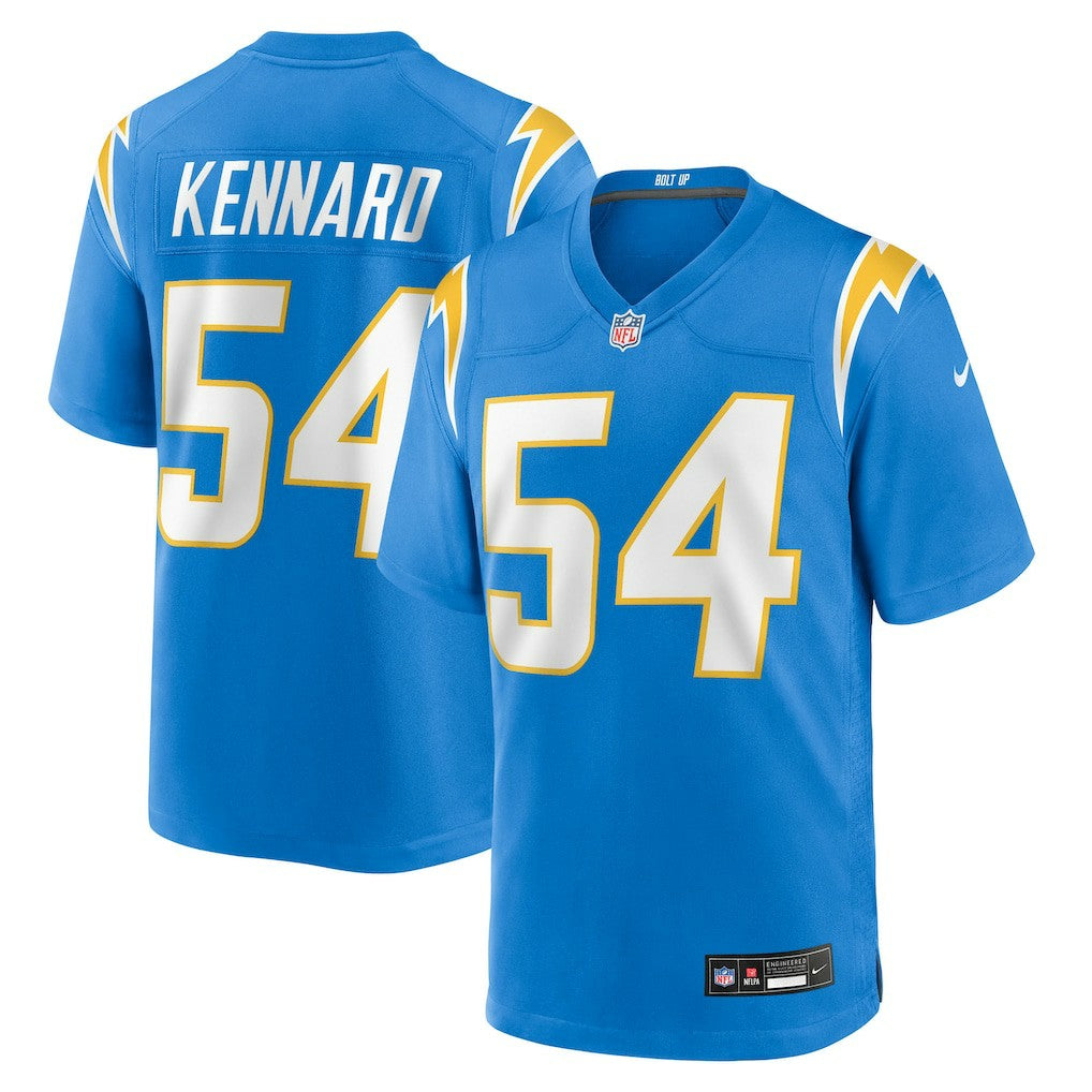 Kyle Kennard Los Angeles Chargers Team Game Jersey - Powder Blue on sale