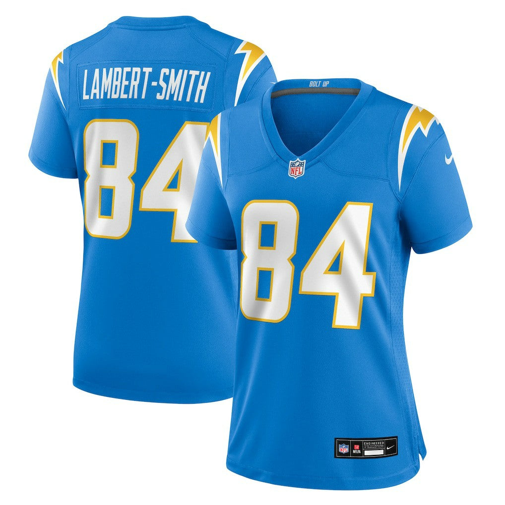 KeAndre Lambert-Smith Los Angeles Chargers Women's Team Game Jersey - Powder Blue discount