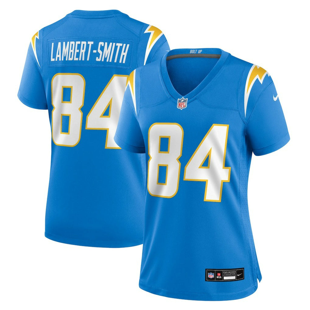 KeAndre Lambert-Smith Los Angeles Chargers Women's Team Game Jersey - Powder Blue discount