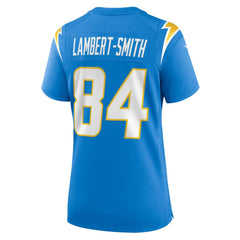 KeAndre Lambert-Smith Los Angeles Chargers Women's Team Game Jersey - Powder Blue discount