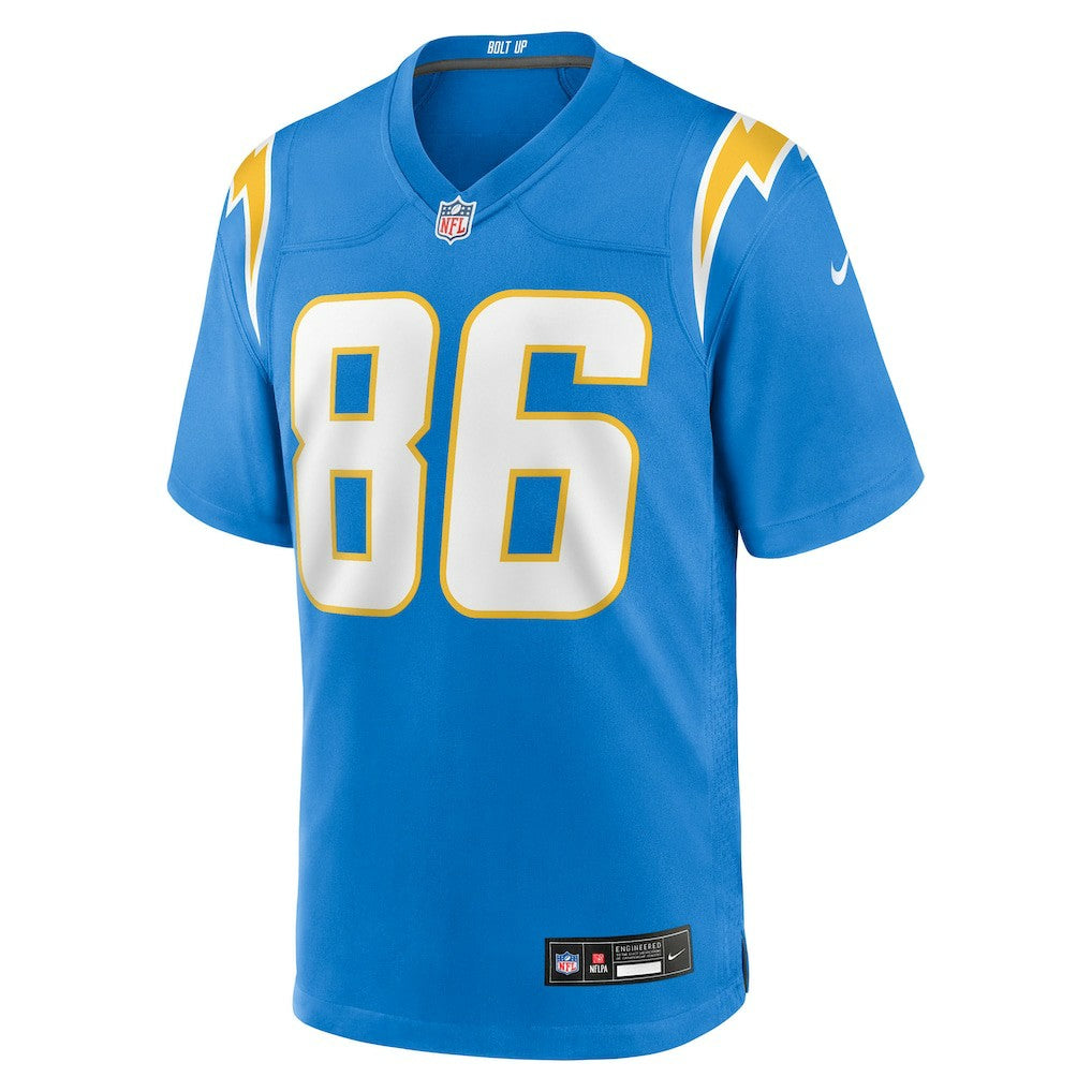 Oronde Gadsden Los Angeles Chargers Team Game Jersey - Powder Blue cheap