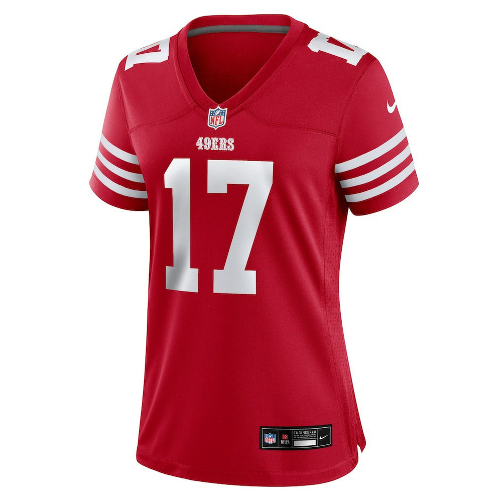 Jordan Watkins San Francisco 49ers Women's Team Game Jersey - Scarlet for sale