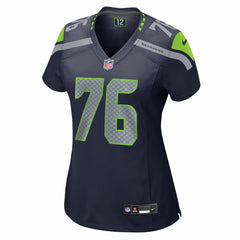 Grey Zabel Seattle Seahawks Women's Team Game Jersey - College Navy cheap