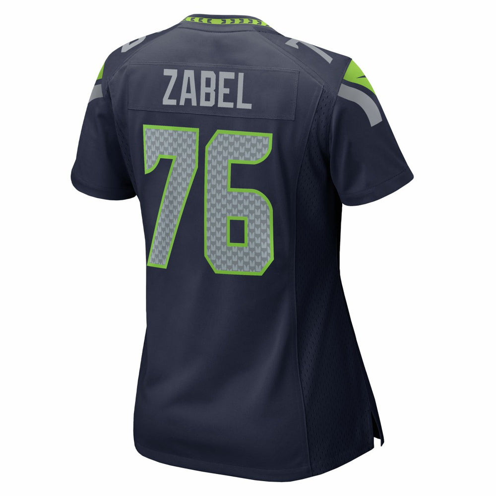 Grey Zabel Seattle Seahawks Women's Team Game Jersey - College Navy cheap
