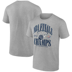 Oklahoma City Thunder 2025 NBA Finals Champions Fade Away Retro T-Shirt - Steel discount