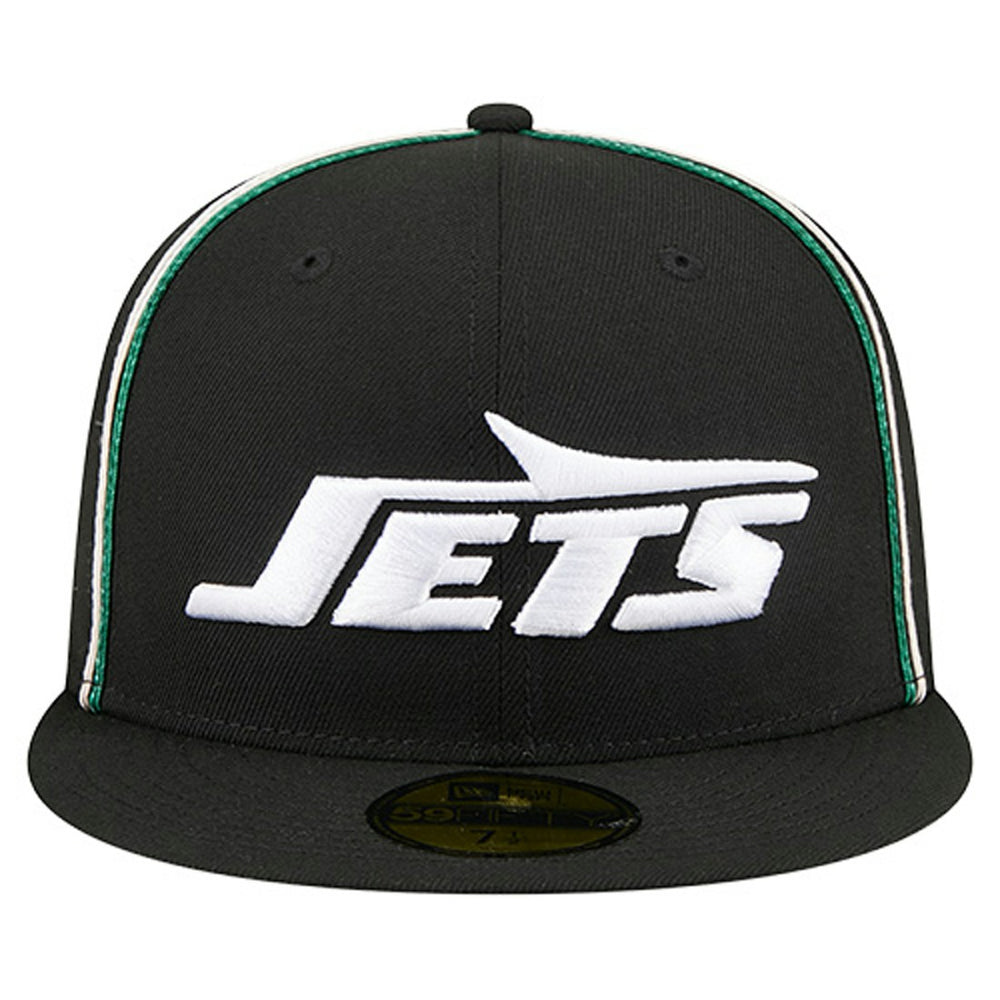 New York Jets New Era Soutache 59FIFTY Fitted Hat - Black outlet