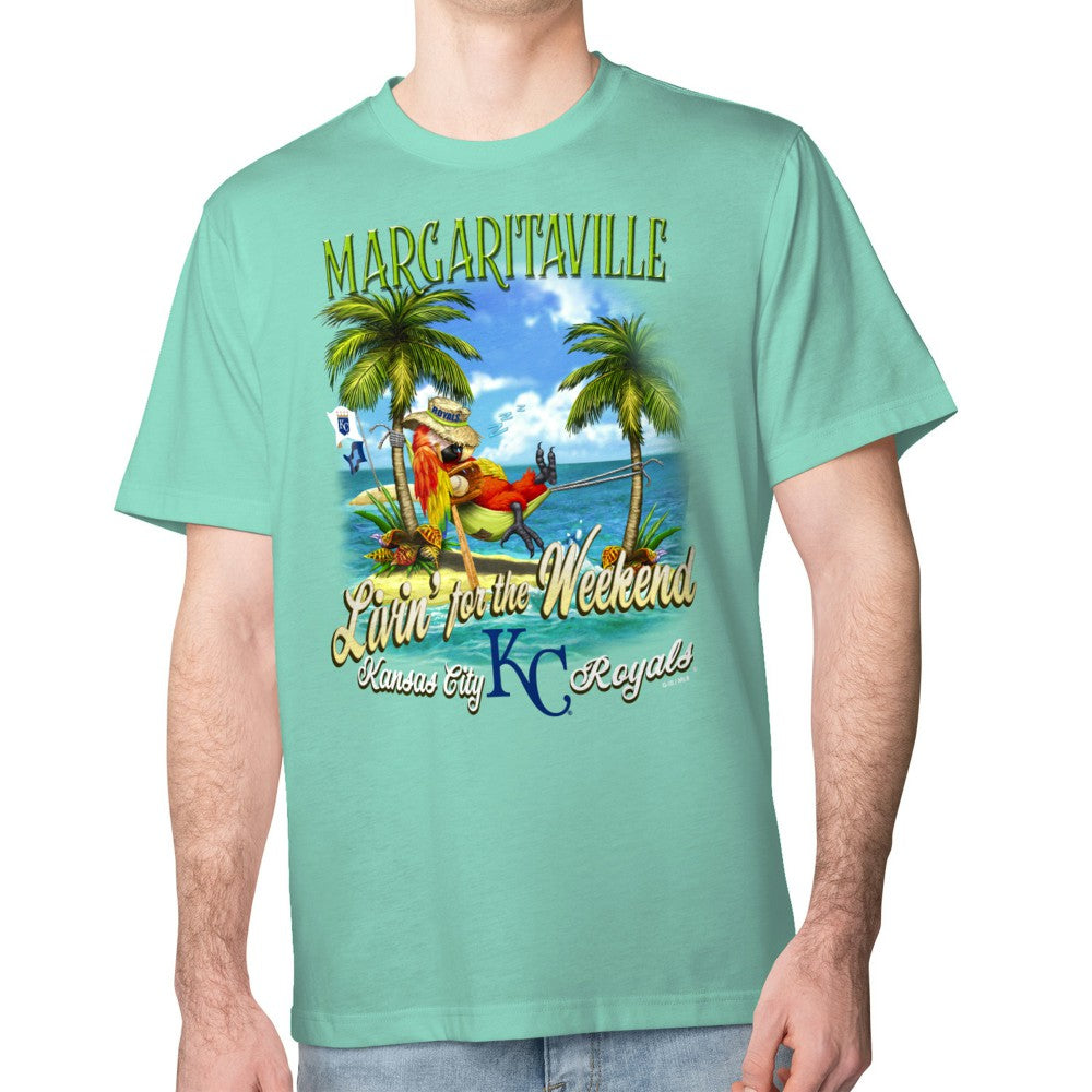 Kansas City Royals Margaritaville Livin' for the Weekend T-Shirt Mint
