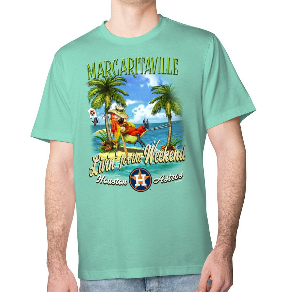 Houston Astros Margaritaville Livin' for the Weekend T-Shirt Mint