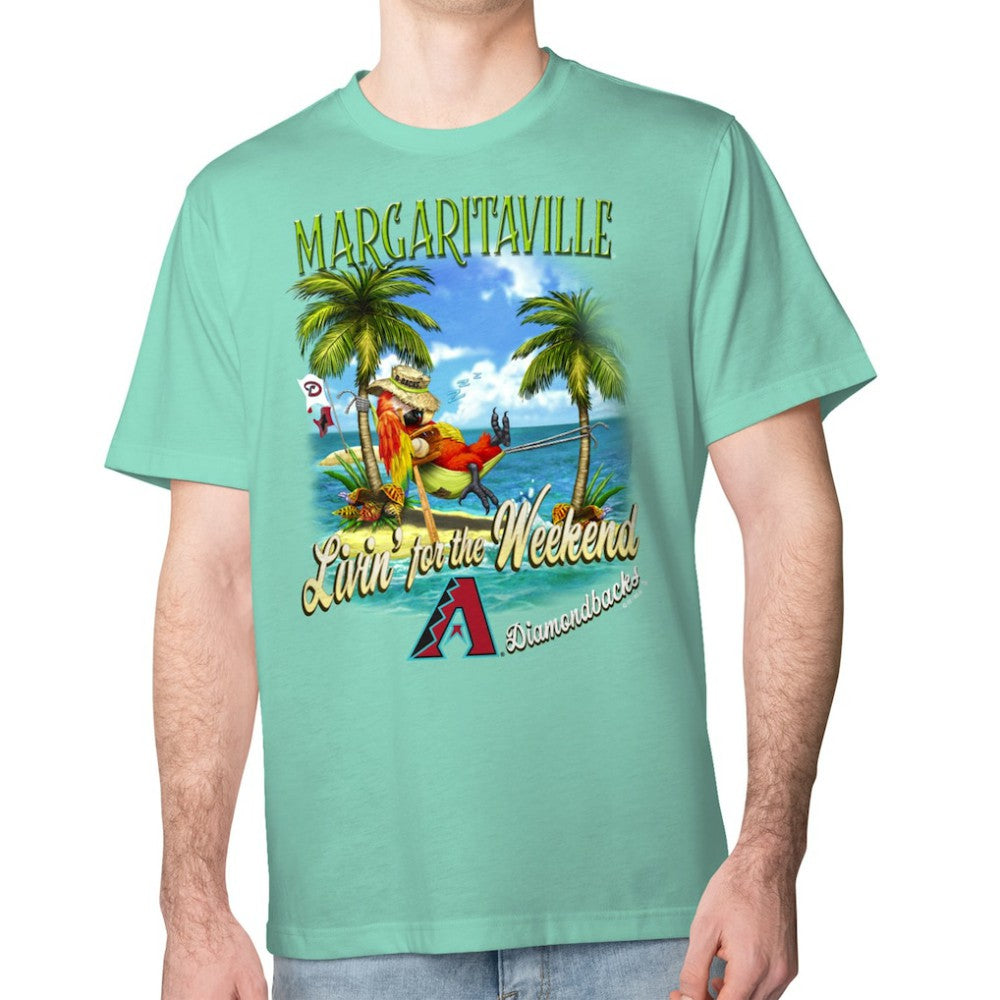 Arizona Diamondbacks Margaritaville Livin' for the Weekend T-Shirt Mint
